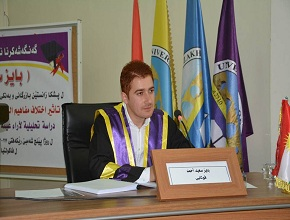 A master thesis was discussed at the University of Zakho by Baez Saed Ahmed
