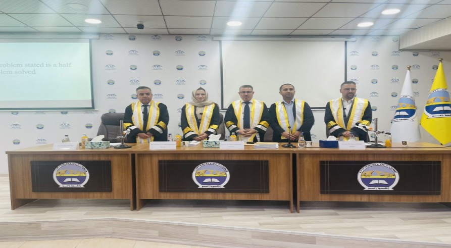 				The Master Viva of the Postgraduate Student Yawer Jasim Omer
				